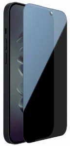 Apple iPhone 15 Plus (6.7) Karartmalı Hayalet Ekran Koruyucu Tam Kaplayan Kor Privacy Kırılmaz Cam - Siyah