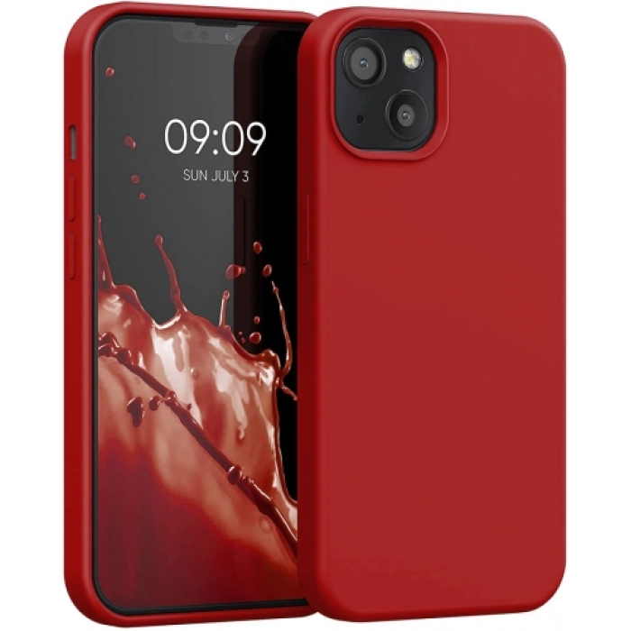 Apple iPhone 15 Plus (6.7) Kılıf İnce Soft Mat Renkli Esnek Silikon Kapak - Mürdüm