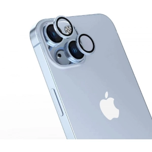 Apple iPhone 15 Plus (6.7) Lens Koruyucu CL-15 Kamera Koruyucu - Mavi