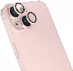 Apple iPhone 15 Plus (6.7) Lens Koruyucu CL-15 Kamera Koruyucu - Pembe