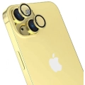 Apple iPhone 15 Plus (6.7) Lens Koruyucu CL-15 Kamera Koruyucu - Sarı