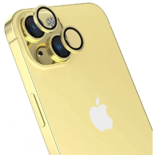 Apple iPhone 15 Plus (6.7) Lens Koruyucu CL-15 Kamera Koruyucu - Sarı