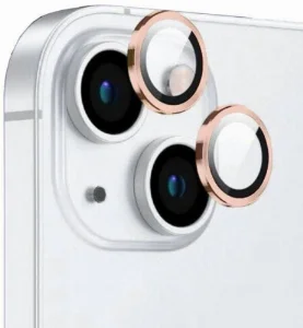 Apple iPhone 15 Plus (6.7) Lens Kamera Koruyucu Parmak İzi Bırakmayan Anti-Reflective CL-12 - Pembe