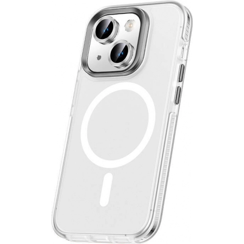 Apple iPhone 15 Plus Kılıf Airbagli Magsafe Wireless Şarj Özellikli Zore Klaptika Kapak - Siyah