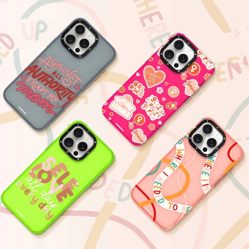 Apple iPhone 15 Plus Kılıf Bethany Green Tasarımlı Youngkit Sweet Language Kapak - Yeşil