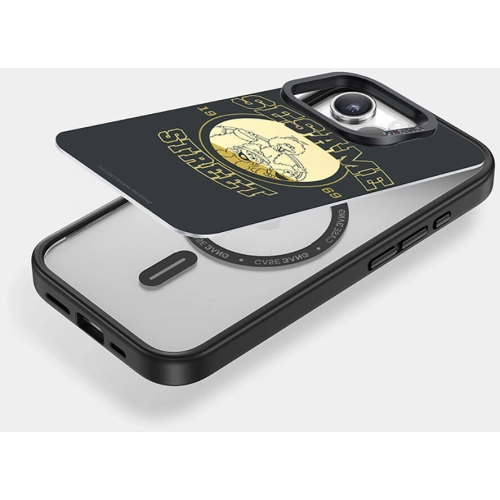 Apple iPhone 15 Plus Kılıf Magsafe Şarj Özellikli Ayrılabilir Arka Panel Sesame Street Protective Case Kapak - Siyah