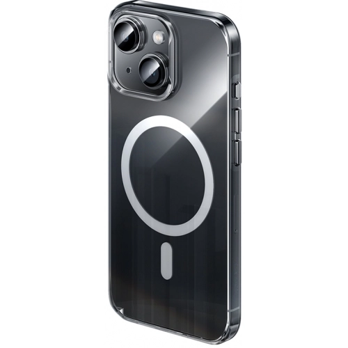 Apple iPhone 15 Plus Kılıf Magsafe Şarj Özellikli Benks ​​​​​​Crystal Serisi Şeffaf Kapak - Şeffaf