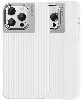 Apple iPhone 15 Plus Kılıf Recci Aurora Serisi Magsafe Şarj Özellikli Kapak - Beyaz