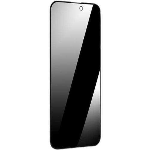 Apple iPhone 15 Plus Recci RSP-A07SP 3D Privacy Shield Temperli Cam Ekran Koruyucu - Gri