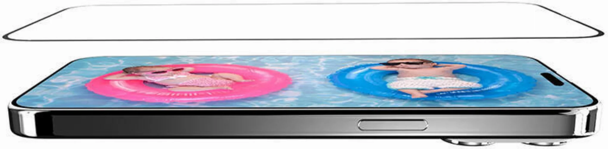 Apple iPhone 15 Premium Temperli Ultra HD Switcheasy Glass 9H Cam Ekran Koruyucu - Şeffaf