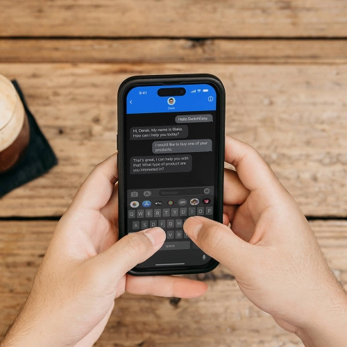 Apple iPhone 15 Premium Temperli Ultra HD Switcheasy Glass 9H Cam Ekran Koruyucu - Şeffaf