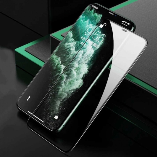 Apple iPhone 15 Pro (6.1) Ekran Koruyucu Zore Rio Glass Tam Kapatan Kırılmaz Cam - Siyah