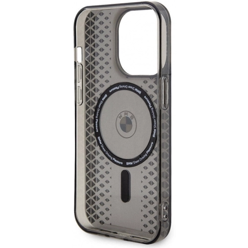 Apple iPhone 15 Pro (6.1) Kılıf BMW Magsafe Şarj Özellikli Transparan IML Signature Orjinal Lisanslı Kapak - Mavi