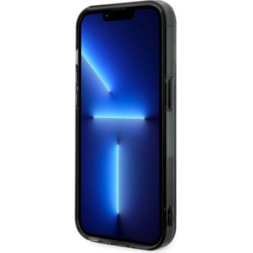 Apple iPhone 15 Pro (6.1) Kılıf BMW Magsafe Şarj Özellikli Transparan Silver Ring Orjinal Lisanslı Kapak - Şeffaf