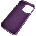 Apple iPhone 15 Pro (6.1) Kılıf İçi Kadife Mat Mara Lansman Silikon Kapak  - Lila