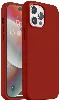 Apple iPhone 15 Pro (6.1) Kılıf İnce Mat Esnek Silikon - Kırmızı