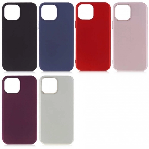 Apple iPhone 15 Pro (6.1) Kılıf İnce Soft Mat Renkli Esnek Silikon Kapak - Rose Gold