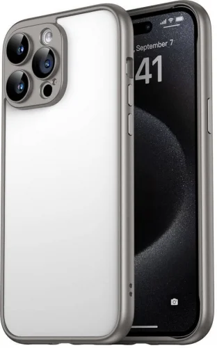 Apple iPhone 15 Pro (6.1) Kılıf Kamera Korumalı Bontez Bumper - Lacivert