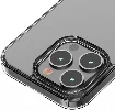 Apple iPhone 15 Pro (6.1) Kılıf Lux Korumalı Kenarları Silikon Arkası Sert Coss Kapak - Şeffaf