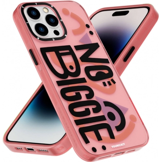 Apple iPhone 15 Pro (6.1) Kılıf Magsafe Şarj Özellikli Youngkit Happy Hearth Serisi Kapak - Kırmızı