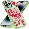Apple iPhone 15 Pro (6.1) Kılıf Magsafe Şarj Özellikli Youngkit Happy Hearth Serisi Kapak - Su Yeşil