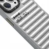 Apple iPhone 15 Pro (6.1) Kılıf Mat Renkli Tasarım YoungKit Original Serisi Kapak - Gümüş