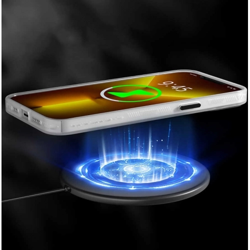 Apple iPhone 15 Pro (6.1) Kılıf Orjinal Lisanslı Magsafe Özellikli YoungKit Technology Serisi QC Kapak - Siyah