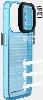 Apple iPhone 15 Pro (6.1)  Kılıf YoungKit Luggage FireFly Serisi Kapak - Mavi