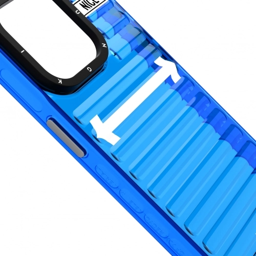 Apple iPhone 15 Pro (6.1) Kılıf YoungKit Luggage FireFly Serisi Kapak - Mavi