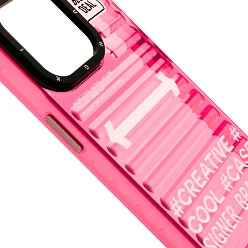 Apple iPhone 15 Pro (6.1) Kılıf YoungKit Luggage FireFly Serisi Kapak - Pembe