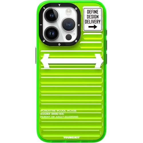 Apple iPhone 15 Pro (6.1)  Kılıf YoungKit Luggage FireFly Serisi Kapak - Sierra Mavi