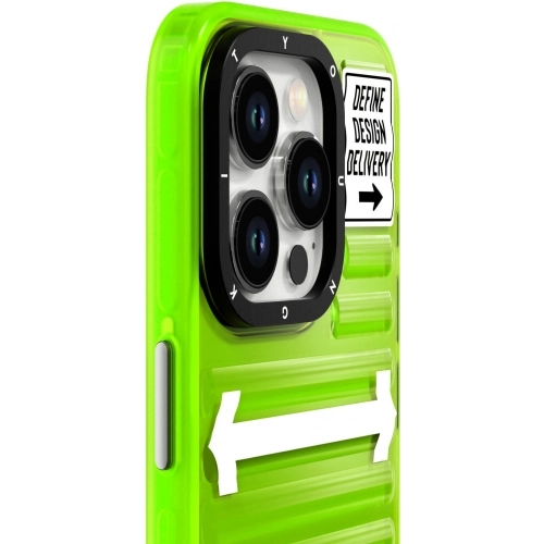 Apple iPhone 15 Pro (6.1)  Kılıf YoungKit Luggage FireFly Serisi Kapak - Yeşil