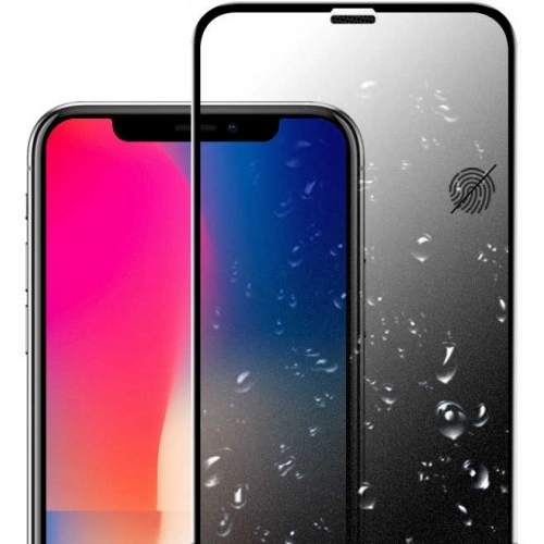 Apple iPhone 15 Pro (6.1) Kırılmaz Cam Karartmalı Hayalet Toz Önleyicili Privacy Ekran Koruyucu