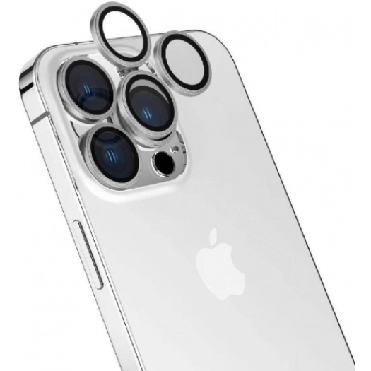 Apple iPhone 15 Pro (6.1) Lens Koruyucu CL-15 Kamera Koruyucu - Titanyum