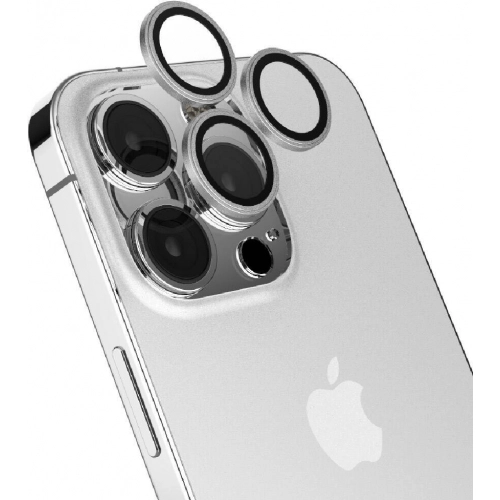 Apple iPhone 15 Pro (6.1) Lens Koruyucu CL-15 Kamera Koruyucu - Titanyum