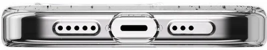 Apple iPhone 15 Pro Çift Katmanlı IMD Baskılı Bumper Switcheasy Cosmos Comet Kapak - Şeffaf