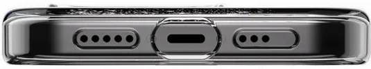 Apple iPhone 15 Pro Çift Katmanlı IMD Baskılı Bumper Switcheasy Cosmos Nebula Kapak - Şeffaf