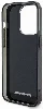 Apple iPhone 15 Pro (6.1) Kılıf AMG Orjinal Lisanslı Çift Katmanlı Büyük Logolu Dörtgen Şerit Desenli Kapak - Siyah