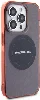 Apple iPhone 15 Pro (6.1) Kılıf AMG Orjinal Lisanslı Magsafe Şarj Özellikli Transparan Timeless Kapak - Siyah