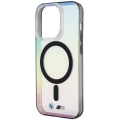 Apple iPhone 15 Pro Kılıf BMW Magsafe Şarj Özellikli Transparan Renk Geçişli Iridescent Orjinal Lisanslı Kapak - Karışık