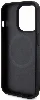 Apple iPhone 15 Pro (6.1) Kılıf Ferrari Orjinal Lisanslı Magsafe Şarj Özellikli Metal Logolu PU Karbon Kapak - Siyah