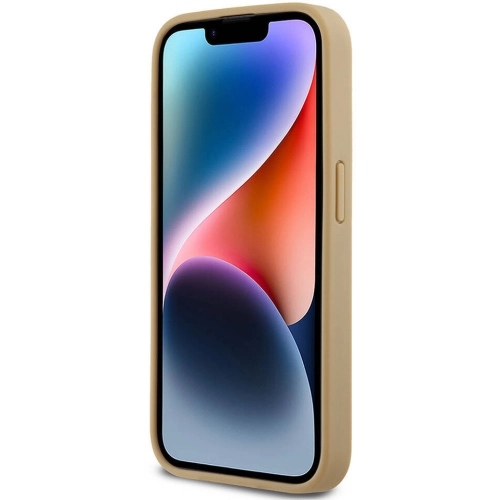 Apple iPhone 15 Pro (6.1) Kılıf Karl Lagerfeld Orjinal Lisanslı Magsafe Şarj Özellikli KL Yazılı Hot Stamp Kapak - Siyah