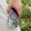 Apple iPhone 15 Pro (6.1) Kılıf Magsafe Şarj Özellikli Mistik Mor Renkli Coehl Dazze Kapak - Mavi