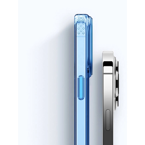 Apple iPhone 15 Pro (6.1) Kılıf Magsafe Şarj Özellikli Saydam Arka Yüzey Recci Crystal Color Serisi Kapak - Siyah