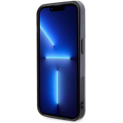 Apple iPhone 15 Pro (6.1) Kılıf Mercedes Benz Orjinal Lisanslı Magsafe Şarj Özellikli Çift Katmanlı Paralel Çizgi Desenli Kapak - Beyaz