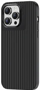 Apple iPhone 15 Pro (6.1) Kılıf Recci Aurora Serisi Magsafe Şarj Özellikli Kapak - Siyah