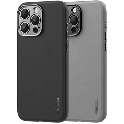 Apple iPhone 15 Pro (6.1) Kılıf Recci Magsafe Şarj Özellikli Kamera Korumalı Explore Serisi Kapak - Gri