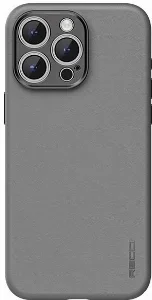 Apple iPhone 15 Pro (6.1) Kılıf Recci Magsafe Şarj Özellikli Kamera Korumalı Explore Serisi Kapak - Gri