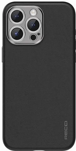 Apple iPhone 15 Pro (6.1) Kılıf Recci Magsafe Şarj Özellikli Kamera Korumalı Explore Serisi Kapak - Siyah