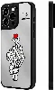 Apple iPhone 15 Pro (6.1) Kılıf Tobias Fonseca Tasarımlı Youngkit Mirror Kapak - Siyah-Beyaz